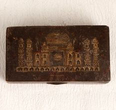 Handcrafted Vintage Brass Box for Home Decoration