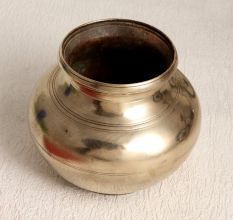 Premium Brass Holy Water Pot for Home & Office Decor