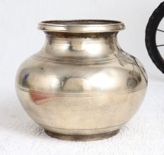 Premium Brass Holy Water Pot for Home & Office Decor