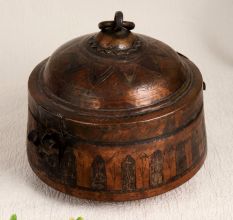 Islamic Jewelry Box Made of Premium Copper for Decor