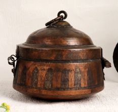 Islamic Jewelry Box Made of Premium Copper for Decor