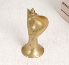 High-Quality Brass Cobra Head Statue for Prayer