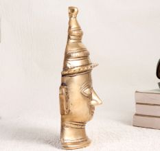 Premium Brass Goddess Parvati Head Plate for Prayer