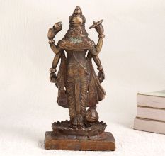 High-Quality Brass Statue of Lord Vishnu for Worship