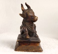 Handmade High-Quality Brass Statue of Lord Nandi