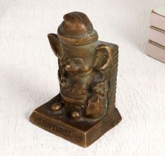 Handmade Finest Brass Rat Statue in English Art