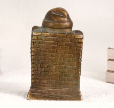 Handmade Finest Brass Rat Statue in English Art