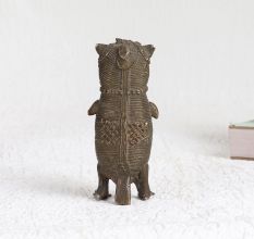 Brown Finish Owl Statue Made of Finest Brass for Decor