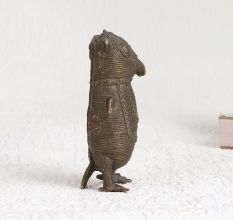 Brown Finish Owl Statue Made of Finest Brass for Decor