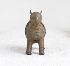 Brown Camel Brass Statue with Jali Work for Decoration