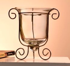 Handmade Premium Glass Candle Holders for Dining Table