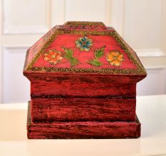 Handmade Finest Wooden Box in Multi-Color Finish