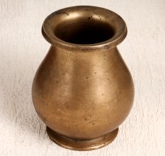 South Indian Brass Holy Water Pot for Flower Decoration