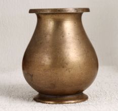 South Indian Brass Holy Water Pot for Flower Decoration