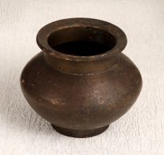 Vintage Brown Holy Water Pot Made of Finest Brass