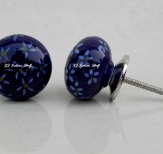 Navy Blue Flat Knob (1)