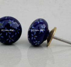 Navy Blue Flat Knob (1)
