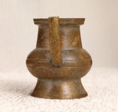 Handmade South Indian Brass Water Pot with Spout