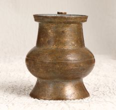 Handmade South Indian Brass Water Pot with Spout
