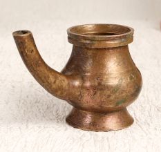 Handcrafted Small Water Pot with Spout for Home Decor
