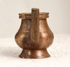Handcrafted Small Water Pot with Spout for Home Decor