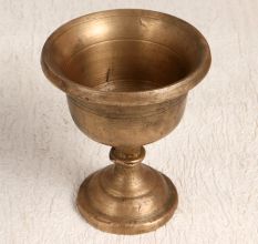 Vintage South Indian Brass Kumkum Cup for Decoration