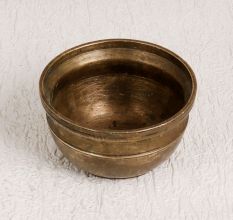 Holy Brass Kumkum Bowl in South Indian Art for Decor