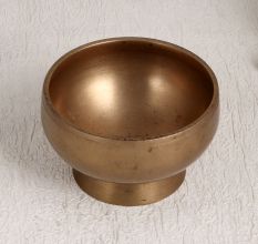 Vintage Brown Kumkum Bowl Made of Finest Brass