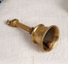 Vintage Brown Finish Temple Bell Made of Finest Brass