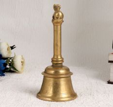Vintage Brown Finish Temple Bell Made of Finest Brass