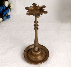 South Indian Vintage Brass Oil Lamp for Prayer