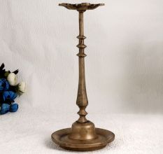 South Indian Vintage Brass Oil Lamp for Prayer