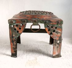 Handmade Vintage Copper Vegetable Cutter in Islamic Art