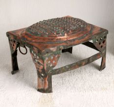 Handmade Vintage Copper Vegetable Cutter in Islamic Art