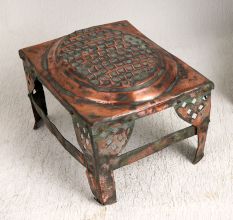 Handmade Vintage Copper Vegetable Cutter in Islamic Art