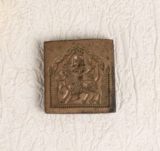 Goddess Figure Bell Metal Jewelry Mold in Brown Finish