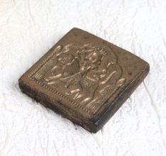 Goddess Figure Bell Metal Jewelry Mold in Brown Finish