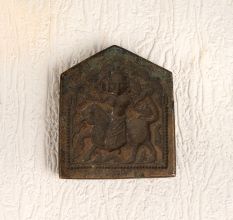 Vintage Brown Finish Jewelry Mold Made of Bell Metal