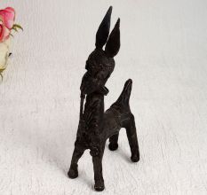 Handmade High-Quality Brass Bankura Horse Statue in Tribal Art