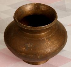 Vintage Handmade Holy Water Pot Made of High-Quality Brass