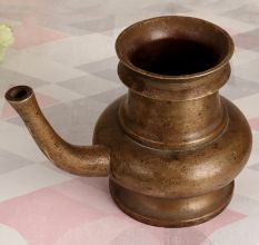 Long Spout Holy Water Pot Made of High-Quality Brass