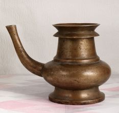 Long Spout Holy Water Pot Made of High-Quality Brass