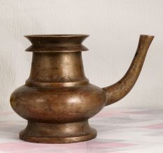 Long Spout Holy Water Pot Made of High-Quality Brass