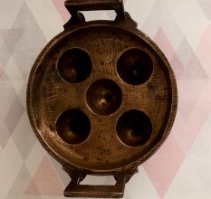 Vintage Finest Brass Idli Maker for Decoration and Collection