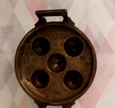 Vintage Finest Brass Idli Maker for Decoration and Collection