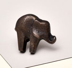 Antique Iron Elephant Shape Kids Drawer Knobs