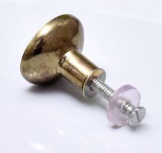 Gold Round Iron Drawer Knobs and Pulls