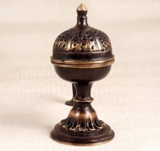 Antique Brown Finest Brass Camphor Burner for Home