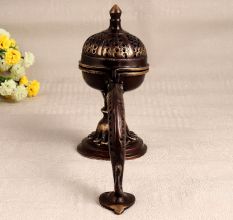 Antique Brown Finest Brass Camphor Burner for Home