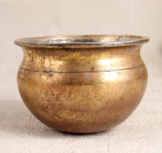 Vintage South Indian Brass Holy Pot for Prayer Room